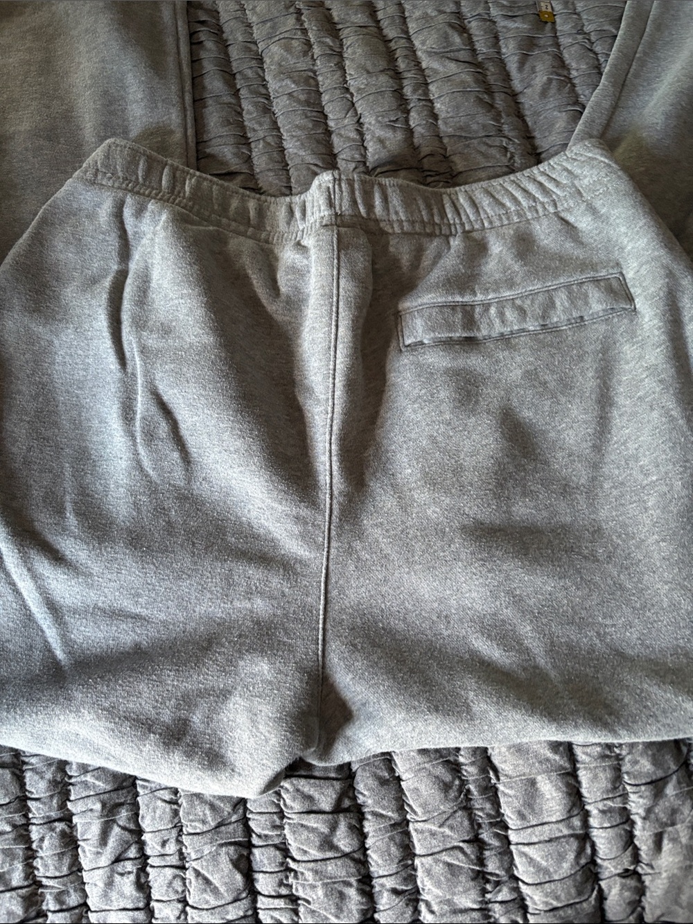 Nike Adult Gray Logo Sweatpants - Picture 2 of 3